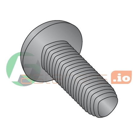 Newport Fasteners Thread Forming Screw, #10-24 x 1/2 in, Black Zinc Plated Steel Pan Head Phillips Drive, 7000 PK 704294